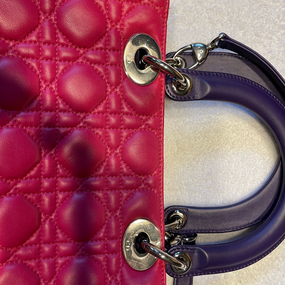 Dior Tri color Cannage Crossbody Satchel - Picture 5 of 13